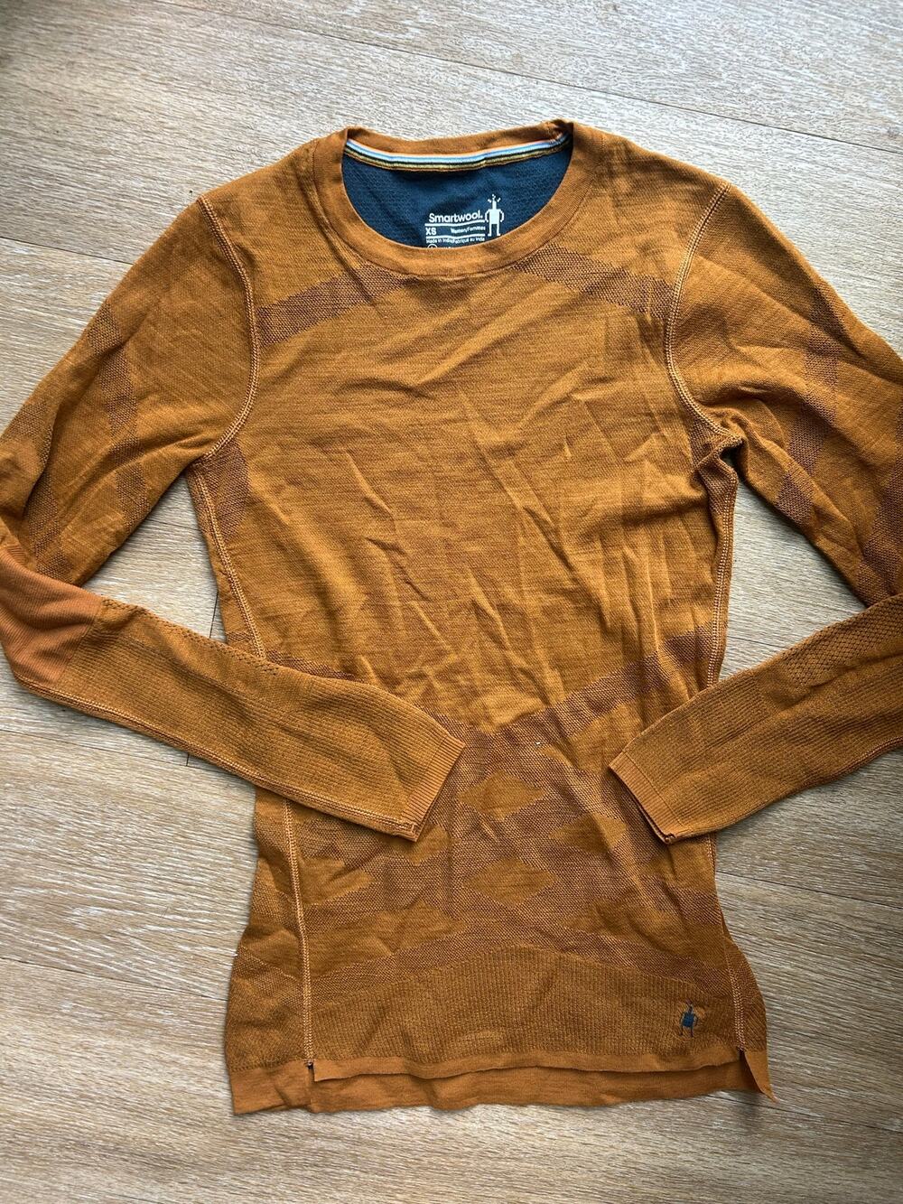 Smartwool Intraknit Thermal Merino200 BaseLayerOrange Hiking granola outdoorsy